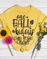 ONE FALLBULOUS 3RD GRADE TEACHER Classic T-Shirt custom-t-shirts-classic-lifestyle-front-454