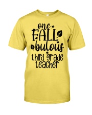 ONE FALLBULOUS 3RD GRADE TEACHER Premium Fit Mens Tee tile