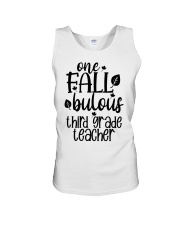 ONE FALLBULOUS 3RD GRADE TEACHER Unisex Tank tile