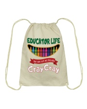 EDUCATOR LIFE Drawstring Bag tile