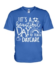 DAYCARE V-Neck T-Shirt tile