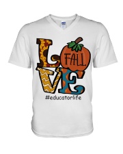 EDUCATOR V-Neck T-Shirt tile