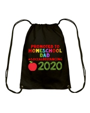 PROMOTED TO HOMESCHOOL DAD Drawstring Bag thumbnail