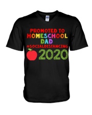 PROMOTED TO HOMESCHOOL DAD V-Neck T-Shirt thumbnail