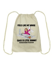 2ND GRADE TEACHER Drawstring Bag tile