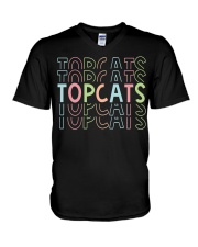 TOPCATS RAINBOW V-Neck T-Shirt thumbnail