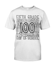 FIFTH GRADE TYPO Classic T-Shirt front
