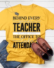 BEHIND EVERY GREAT TEACHER Classic T-Shirt apparel-classic-tshirt-lifestyle-front-216