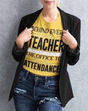 BEHIND EVERY GREAT TEACHER Classic T-Shirt custom-t-shirts-classic-lifestyle-front-404