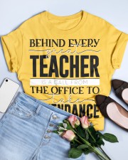 BEHIND EVERY GREAT TEACHER Classic T-Shirt custom-t-shirts-classic-lifestyle-front-458