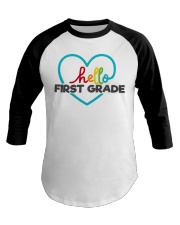 HELLO 1ST GRADE Baseball Tee thumbnail