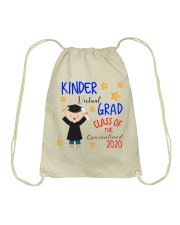 KINDERGARTEN BOY Drawstring Bag tile