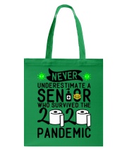 NEVER UNDERESTIMATE WITH A SENIOR Tote Bag thumbnail