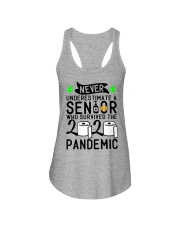 NEVER UNDERESTIMATE WITH A SENIOR Ladies Flowy Tank thumbnail