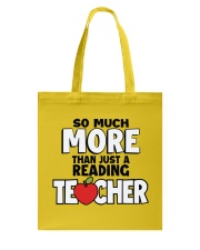 Reading Teacher Tote Bag tile