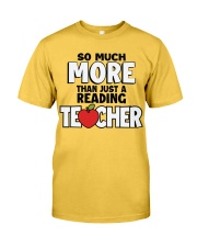 Reading Teacher Classic T-Shirt front