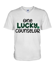 ONE LUCKY COUNSELOR V-Neck T-Shirt thumbnail