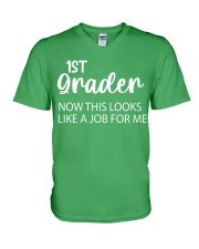 1ST GRADER V-Neck T-Shirt tile