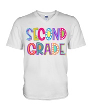 2ND GRADE V-Neck T-Shirt tile