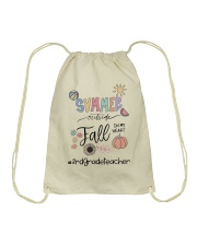 3RD GRADE TEACHER Drawstring Bag tile