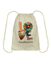 SPEECH THERAPIST Drawstring Bag tile
