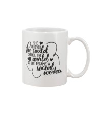 SHE BECAME A SOCIAL WORKER Mug thumbnail