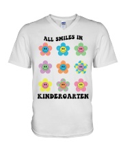 KINDERGARTEN V-Neck T-Shirt tile
