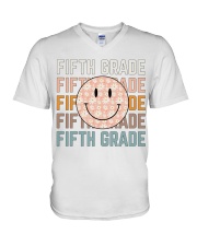 5TH GRADE V-Neck T-Shirt tile