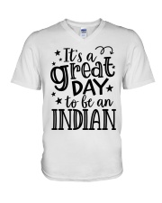 INDIAN V-Neck T-Shirt tile