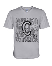 COUNSELOR TEACHER DESIGN V-Neck T-Shirt thumbnail