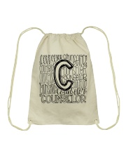 COUNSELOR TEACHER DESIGN Drawstring Bag thumbnail