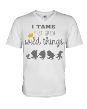 FIRST GRADE V-Neck T-Shirt thumbnail