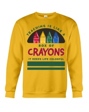 TEACHING IS LIKE A BOX OF CRAYONS Crewneck Sweatshirt tile