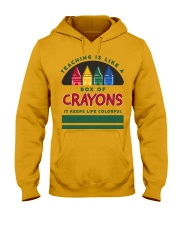 TEACHING IS LIKE A BOX OF CRAYONS Hooded Sweatshirt tile