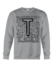 TEACHER TYPOGRAPHY DESIGN Crewneck Sweatshirt thumbnail