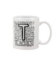 TEACHER TYPOGRAPHY DESIGN Mug thumbnail