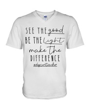 DAYCARE V-Neck T-Shirt tile