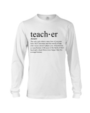 TEACHER DEFINITION Long Sleeve Tee thumbnail