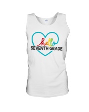 HELLO 7TH GRADE Unisex Tank tile
