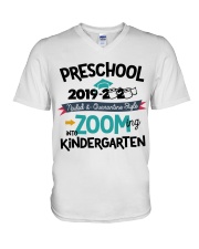 PRESCHOOL ZOOMING TIN TO KINDERGARTEN V-Neck T-Shirt tile