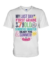 1ST GRADE V-Neck T-Shirt tile