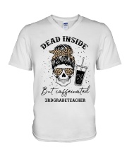 3RD GRADE V-Neck T-Shirt tile