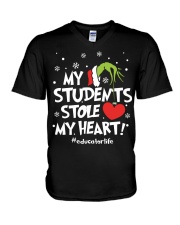 Educator V-Neck T-Shirt tile