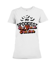 3RD GRADE TEACHER Premium Fit Ladies Tee tile