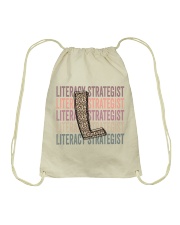 LITERACY STRATEGIST Drawstring Bag tile