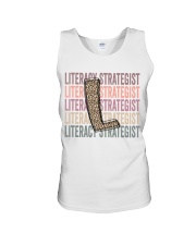 LITERACY STRATEGIST Unisex Tank tile
