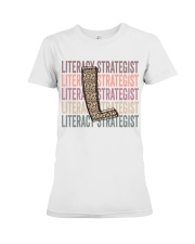 LITERACY STRATEGIST Premium Fit Ladies Tee tile