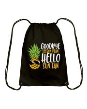 GOODBYE LESSON PLAN - HELLO SUN TAN Drawstring Bag tile