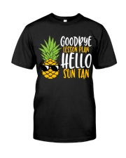 GOODBYE LESSON PLAN - HELLO SUN TAN Classic T-Shirt front