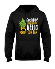 GOODBYE LESSON PLAN - HELLO SUN TAN Hooded Sweatshirt tile